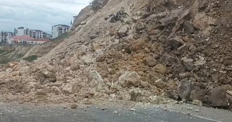 Batman’da heyelan: Üniversitenin yolu ulaşıma kapandı