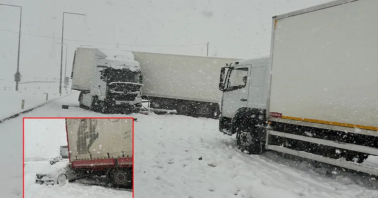 Bitlis’te zincirleme kaza! 4 tır ve 2 otomobil birbirine girdi: Yaralılar var!