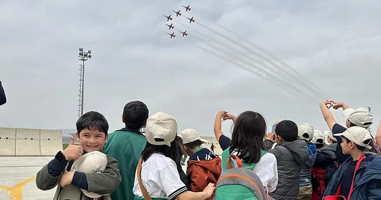 Minik kalpler SOLOTÜRK’le attı