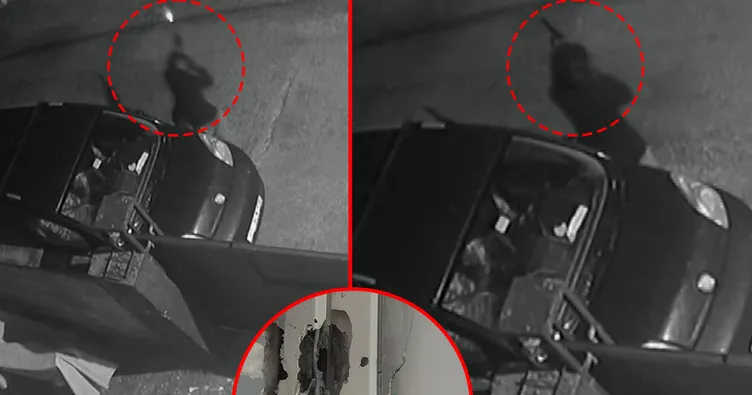 Adana’da korku dolu dakikalar! Kasklı saldırgan evi kurşun yağmuruna tuttu: O anlar güvenlik kamerasına yansıdı