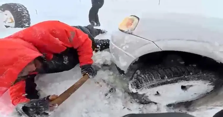 Ardahan’da kar fırtınası! Ilgar Dağı’nda mahsur kalanlar kurtarıldı