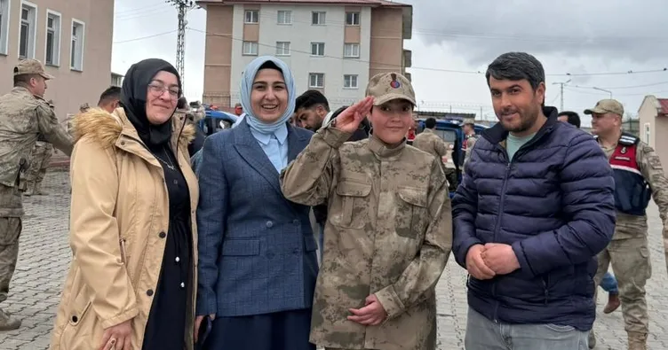 Ağrı’da özel bireyler temsili askerlik heyecanı yaşadı