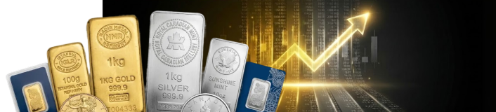 Altýn külçeleri ve grafik