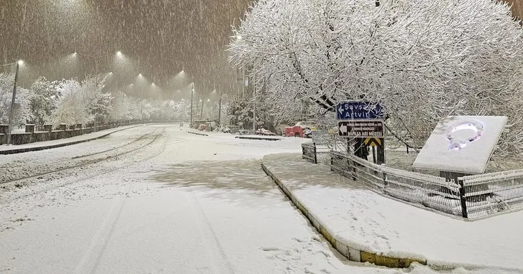 Ardahan’da kar yağışı etkili oldu