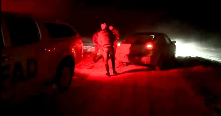 Ardahan’da mahsur kalan vatandaşlar AFAD tarafından kurtarıldı