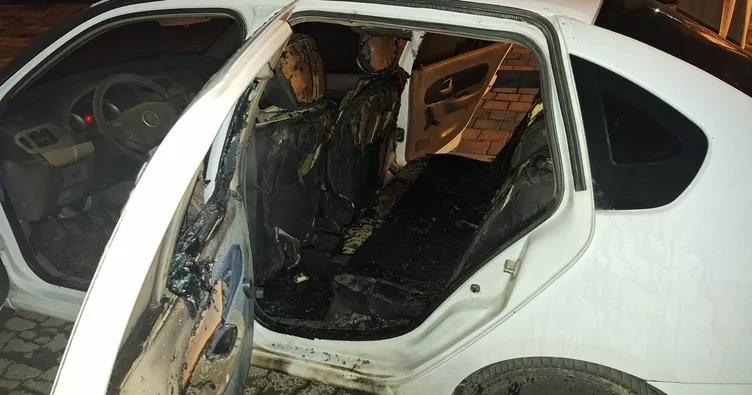 Bingöl’de park halindeki otomobil kundaklandı