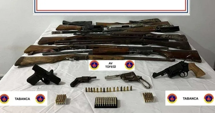 Burdur’da ruhsatsız silah operasyonu