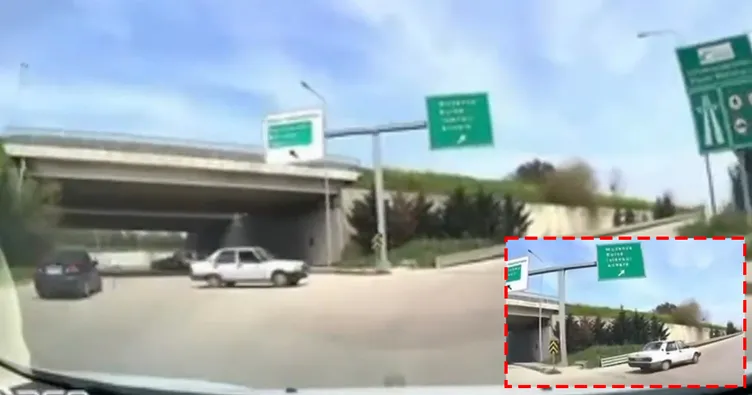 Bursa trafiğinde korku dolu dakikalar! Ters yönden giren sürücü ortalığı savaş alanına çevirdi: O anlar kamerada…