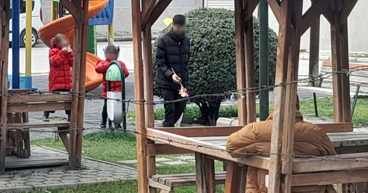 Eskişehir’de şoke eden görüntüler: Çocuk parkında kaydedildi! Aileler tedirgin…