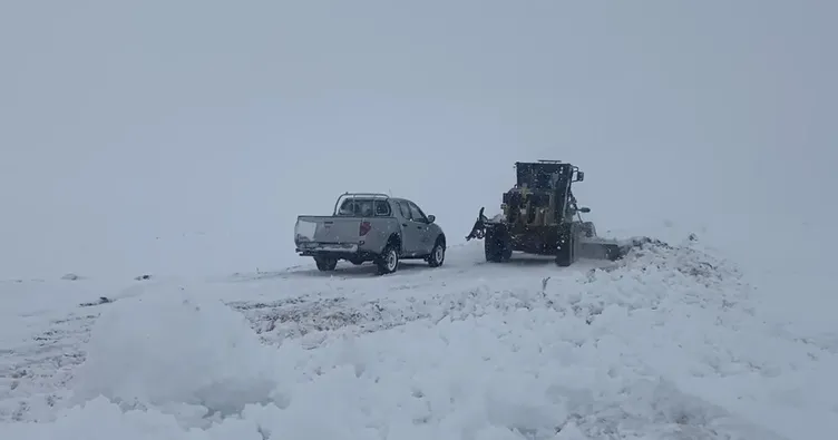 Iğdır’da karla mücadele! Kapanan köy yolları yeniden ulaşıma açıldı