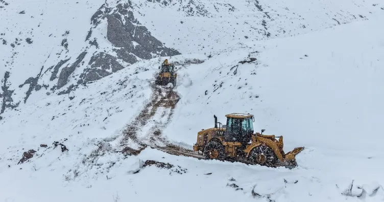 Kar yağışı kartpostallık görüntüler oluşturdu