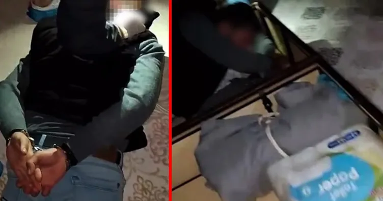 Kars’ta 17 yıl kesinleşmiş hapis cezası bulunan firari yakalandı! Suç makinesi bazanın altından çıktı