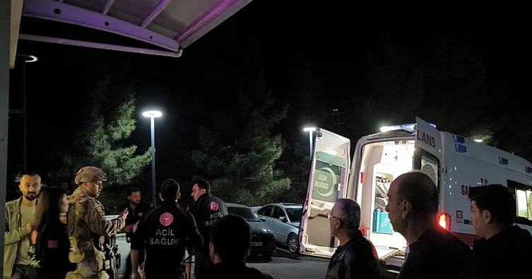 Kavgayı ayırmak isterken bacağından vuruldu