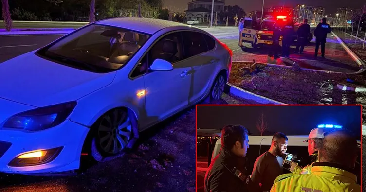 Kayseri’de gece yarısı nefes kesen kovalamaca! Dur ihtarına uymadı, kaza yapınca yakayı ele verdi