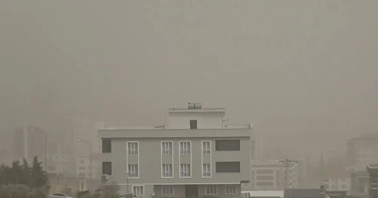 Kilis’te Suriye’den gelen toz bulutu hayatı olumsuz etkiliyor