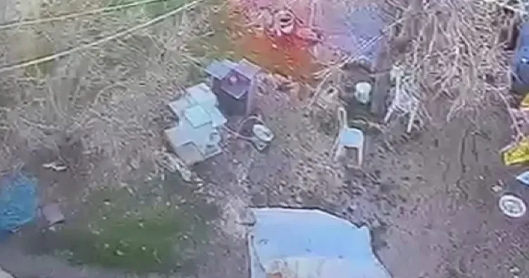 Komşu kavgası kamerada: Av tüfeğiyle ateş açtı