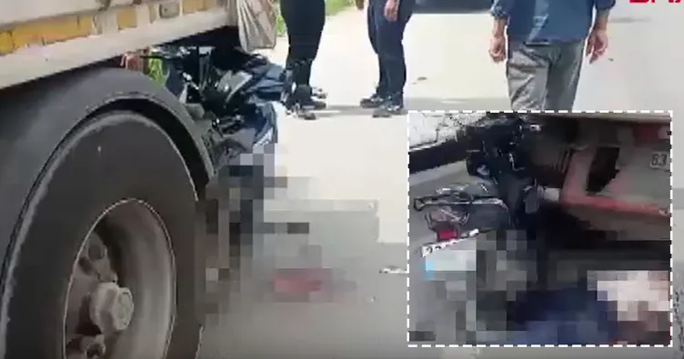 Mersin’de acı kaza! Motosiklet kamyona ok gibi saplandı: Sürücü hayatını kaybetti!