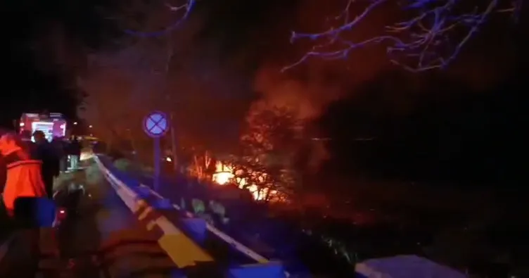 Zonguldak’ta yangın paniği: 2 barakada kundaklama şüphesi!