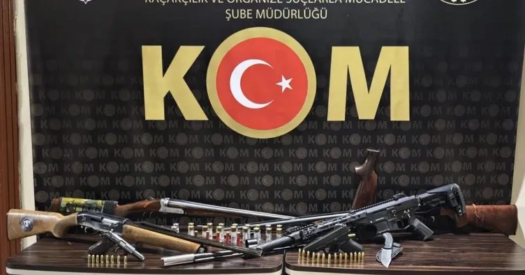 Ruhsatsız silah operasyonunda 6 şüpheli yakalandı