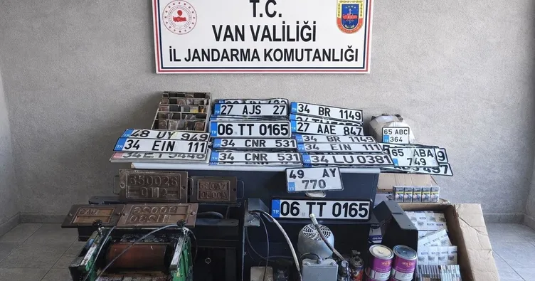 Sahte plaka operasyonu: 4 şüpheli hakkında işlem başlatıldı!