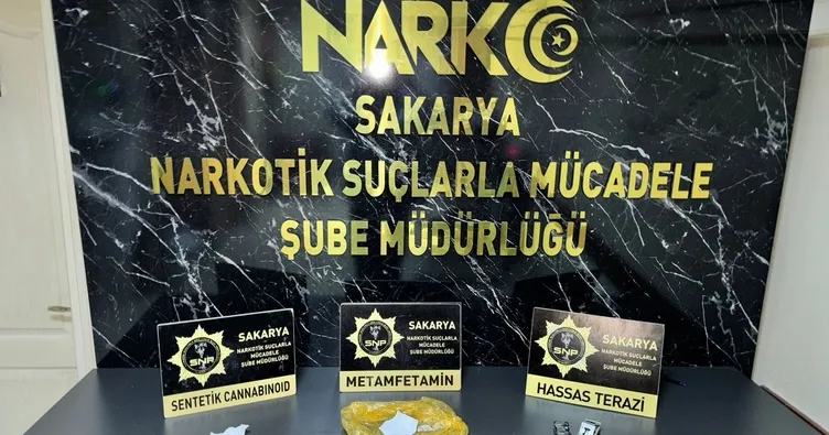 Sakarya’da 4 ayrı uyuşturucu operasyonu! 3 tutuklama