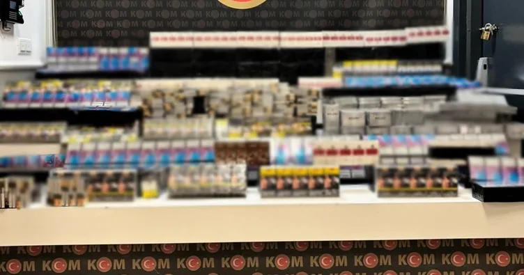 Saman yüklü TIR’lardan kaçak sigara çıktı