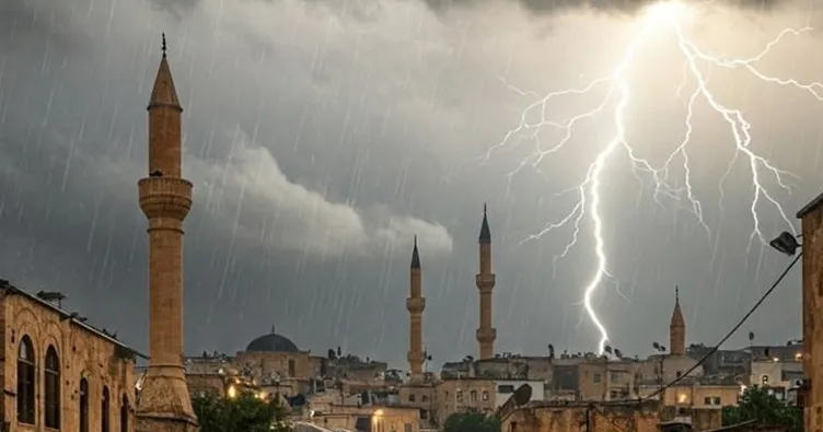 Şanlıurfa’da sağanak yağış