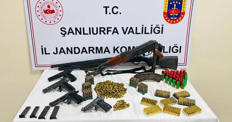 Şanlıurfa’da evden cephanelik çıktı