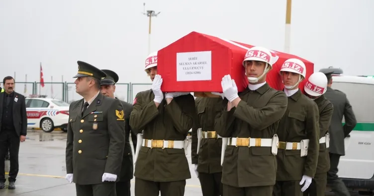 Şehit Akarsel’in naaşı memleketine uğurlandı