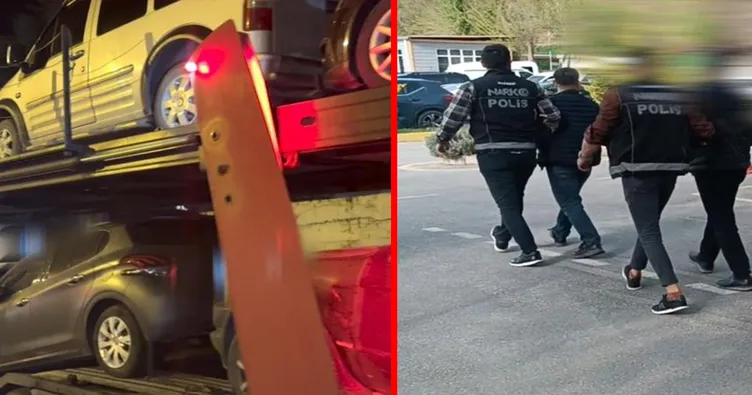 Sıfır otomobillerin tabanına sakladılar! Un çuvallarından kilolarca uyuşturucu fışkırdı