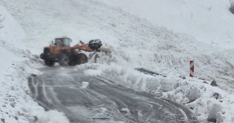 Şırnak-Hakkari karayoluna çığ düştü: Kapalı yolu kullanan yolcu otobüsü mahsur kaldı