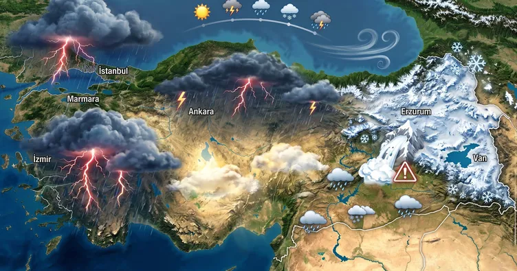 SON DAKİKA HAVA DURUMU! Bugün Hava Nasıl Olacak? Meteoroloji’den O İllere Uyarı: Salı Gününe Dikkat! 19-23 Nisan Hava durumu