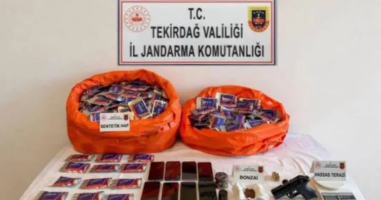 Tekirdağ’da uyuşturucu ağına darbe! 26 gözaltı