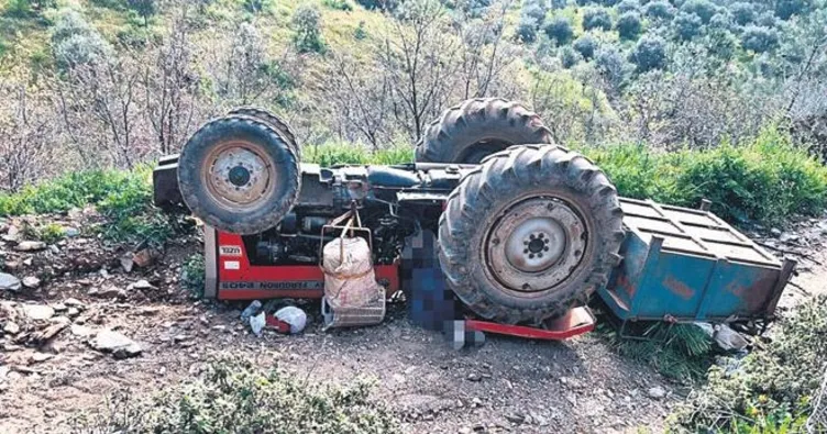 Traktör kazası 3 can aldı