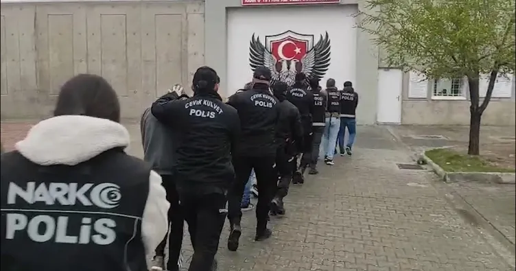 Uyuşturucu operasyonunda 9 kişi tutuklandı